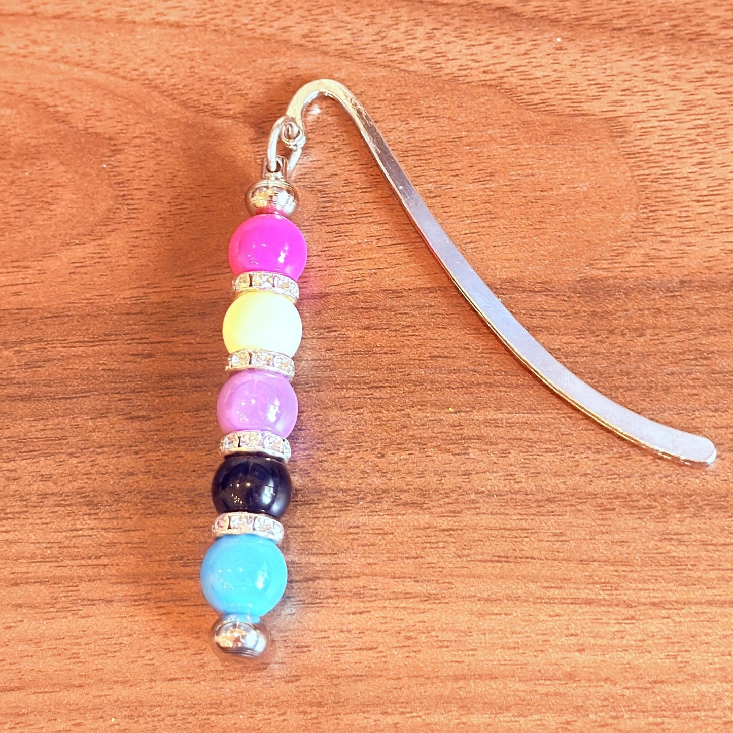 Genderfluid Pride Beaded Bookmark – Shine in Every Chapter