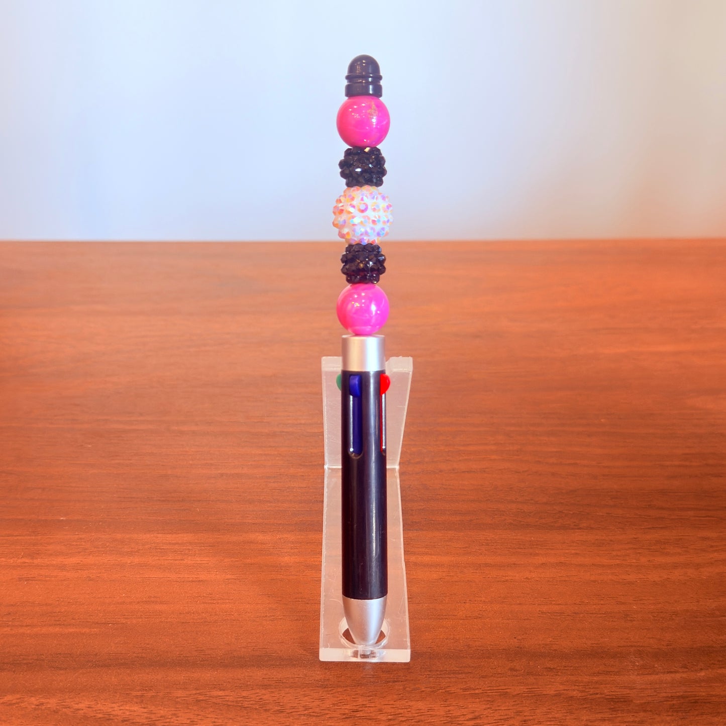 Leathergirl Pride Beaded Acrylic Rhinestone 4-in-1 Pen