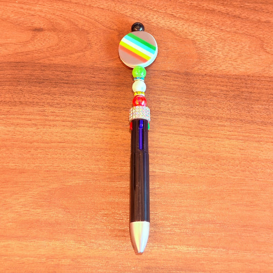 Disability Pride 4-in-1 Beaded Pen