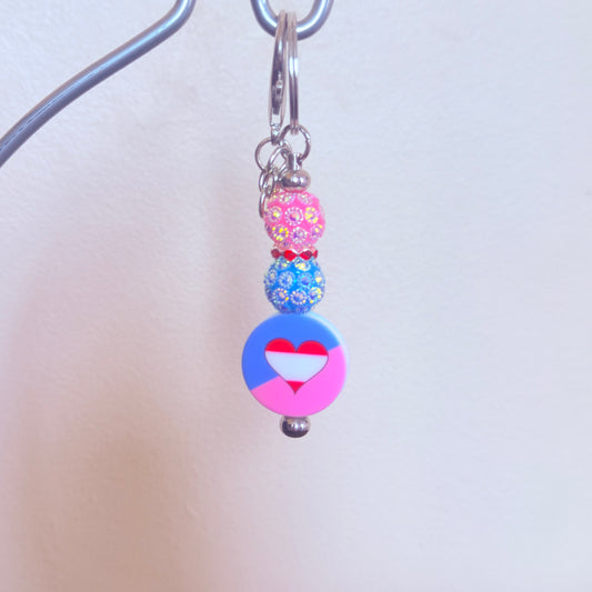 Ageplay Pride Beaded Keychain/Bag Charm - LGBTQIA+ Gift