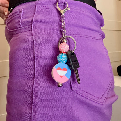 Ageplay Pride Beaded Keychain/Bag Charm - LGBTQIA+ Gift