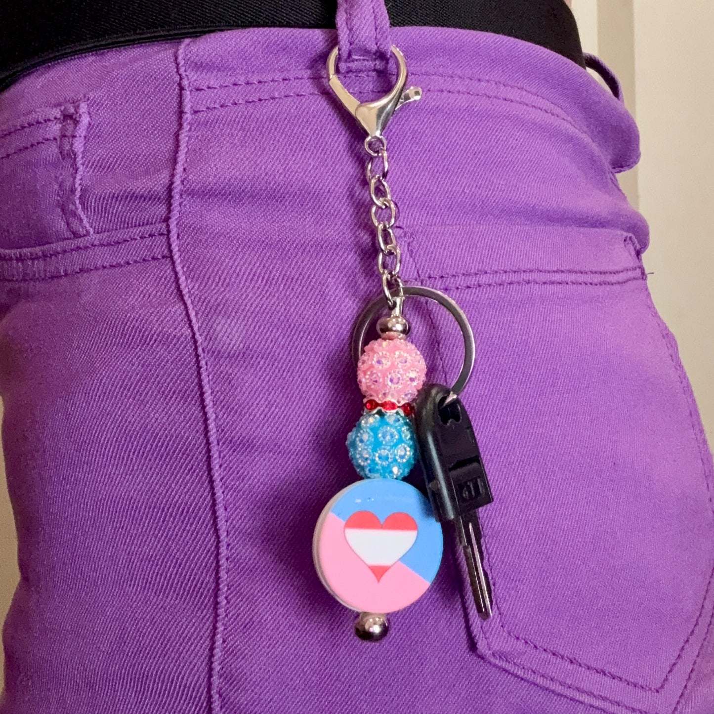 Ageplay Pride Beaded Keychain/Bag Charm - LGBTQIA+ Gift
