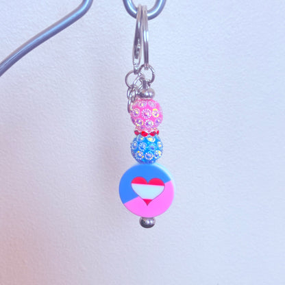 Ageplay Pride Beaded Keychain/Bag Charm - LGBTQIA+ Gift