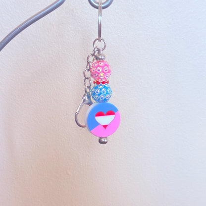Ageplay Pride Beaded Keychain/Bag Charm - LGBTQIA+ Gift