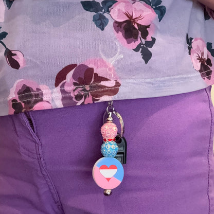 Ageplay Pride Beaded Keychain/Bag Charm - LGBTQIA+ Gift