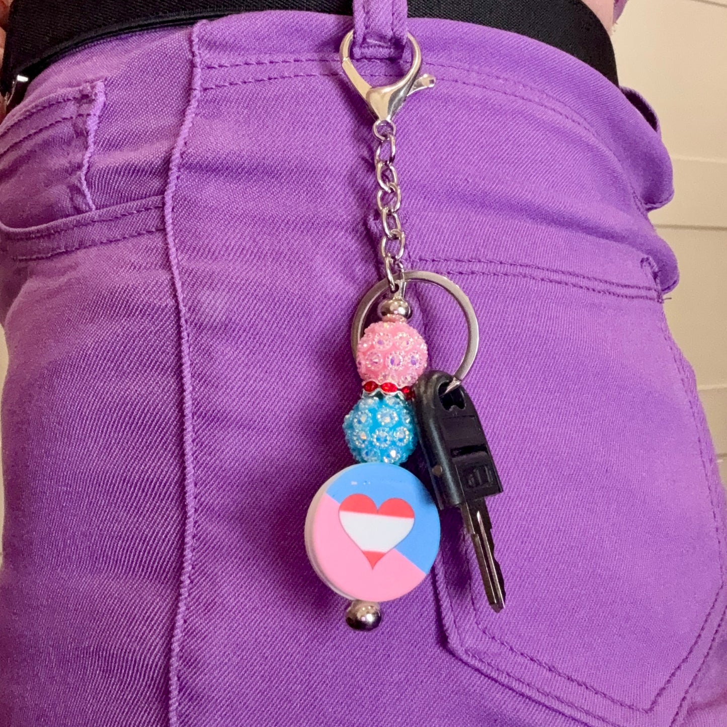 Ageplay Pride Beaded Keychain/Bag Charm - LGBTQIA+ Gift