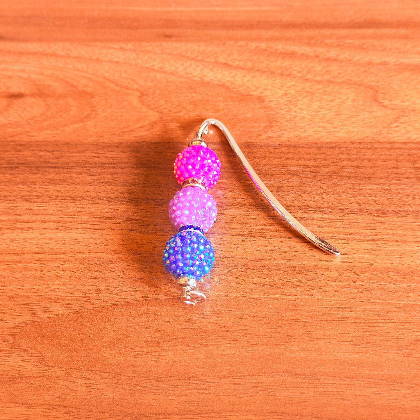 Bisexual Pride Beaded Bookmark