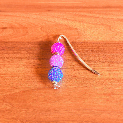 Bisexual Pride Beaded Bookmark