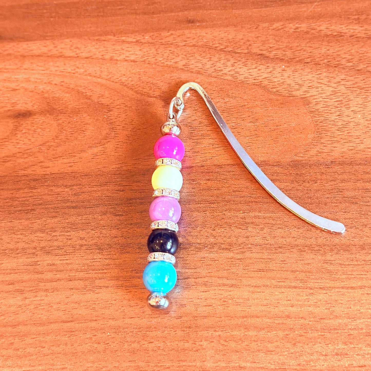 Genderfluid Pride Beaded Bookmark – Shine in Every Chapter