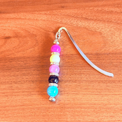 Genderfluid Pride Beaded Bookmark – Shine in Every Chapter