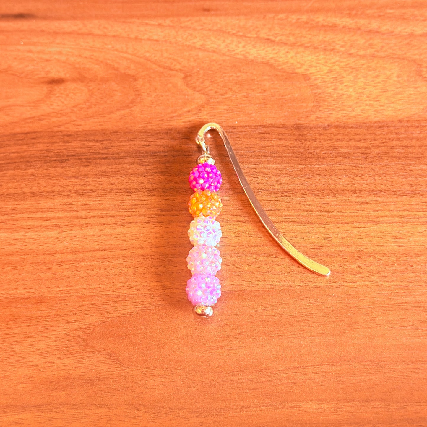 Lesbian Pride Beaded Bookmark