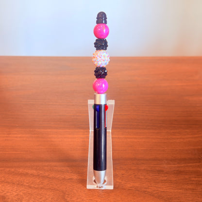 Leathergirl Pride Beaded Acrylic Rhinestone 4-in-1 Pen