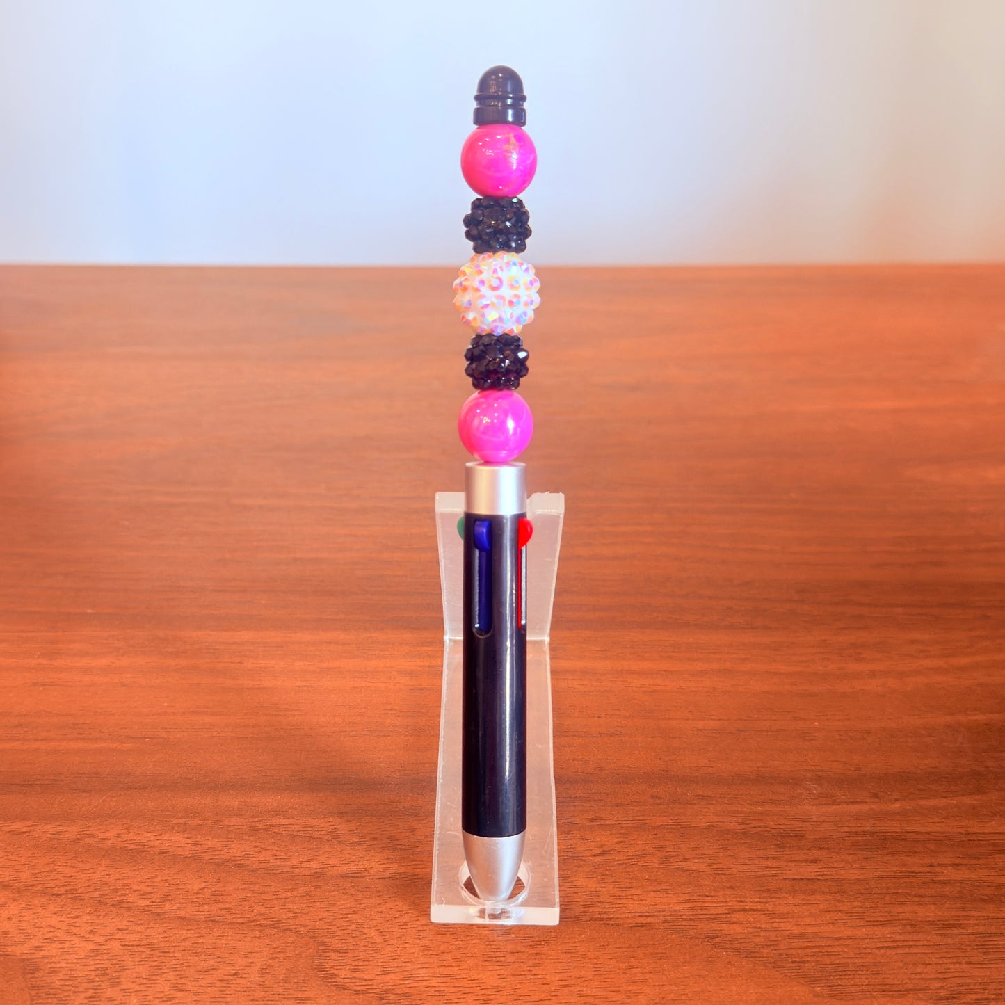 Leathergirl Pride Beaded Acrylic Rhinestone 4-in-1 Pen