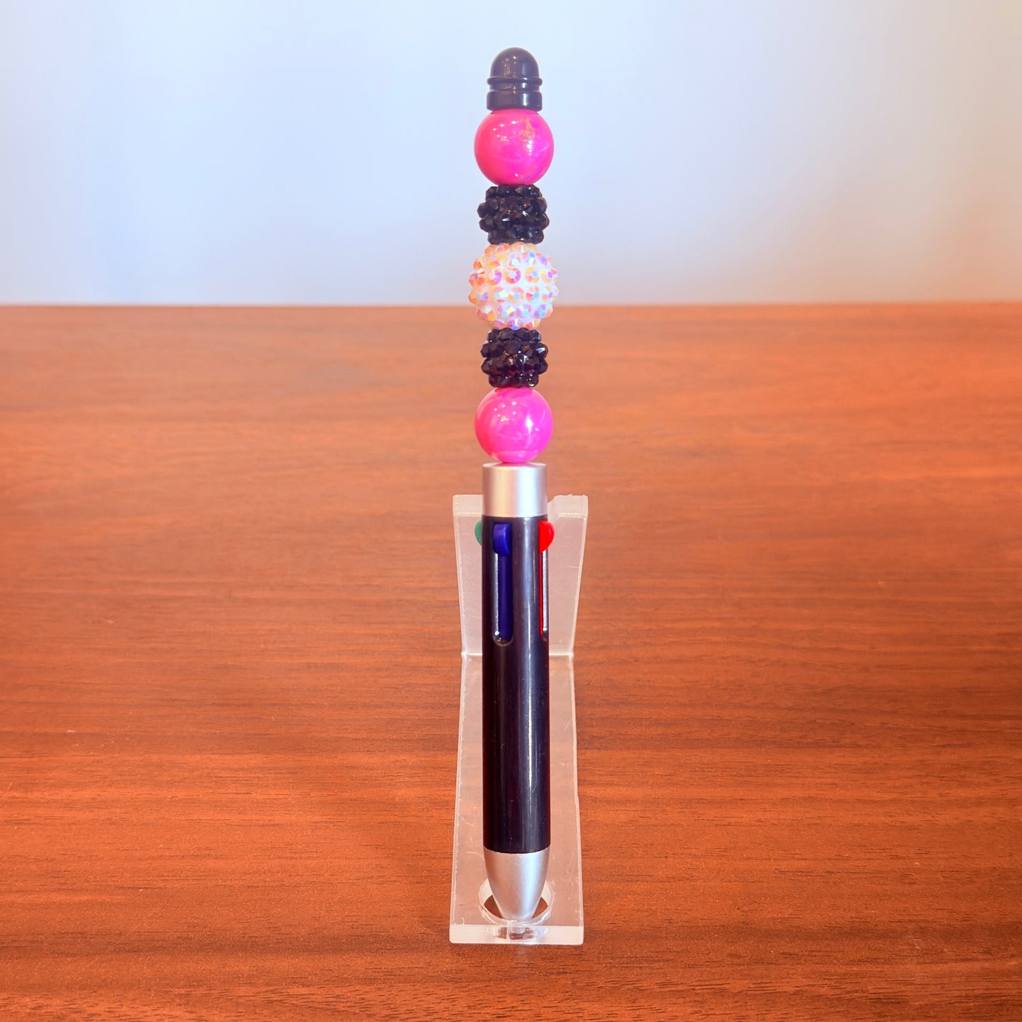 Leathergirl Pride Beaded Acrylic Rhinestone 4-in-1 Pen