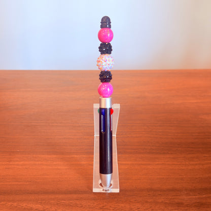 Leathergirl Pride Beaded Acrylic Rhinestone 4-in-1 Pen