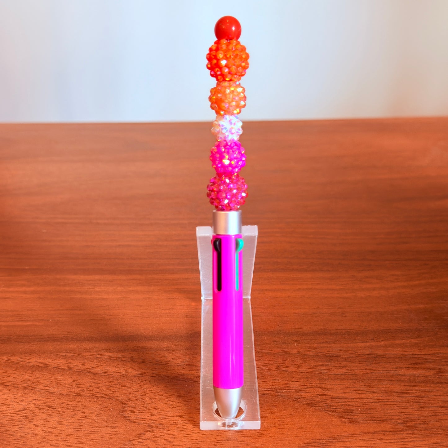 Lesbian Pride Beaded Acrylic Rhinestone 4-in-1 Pen