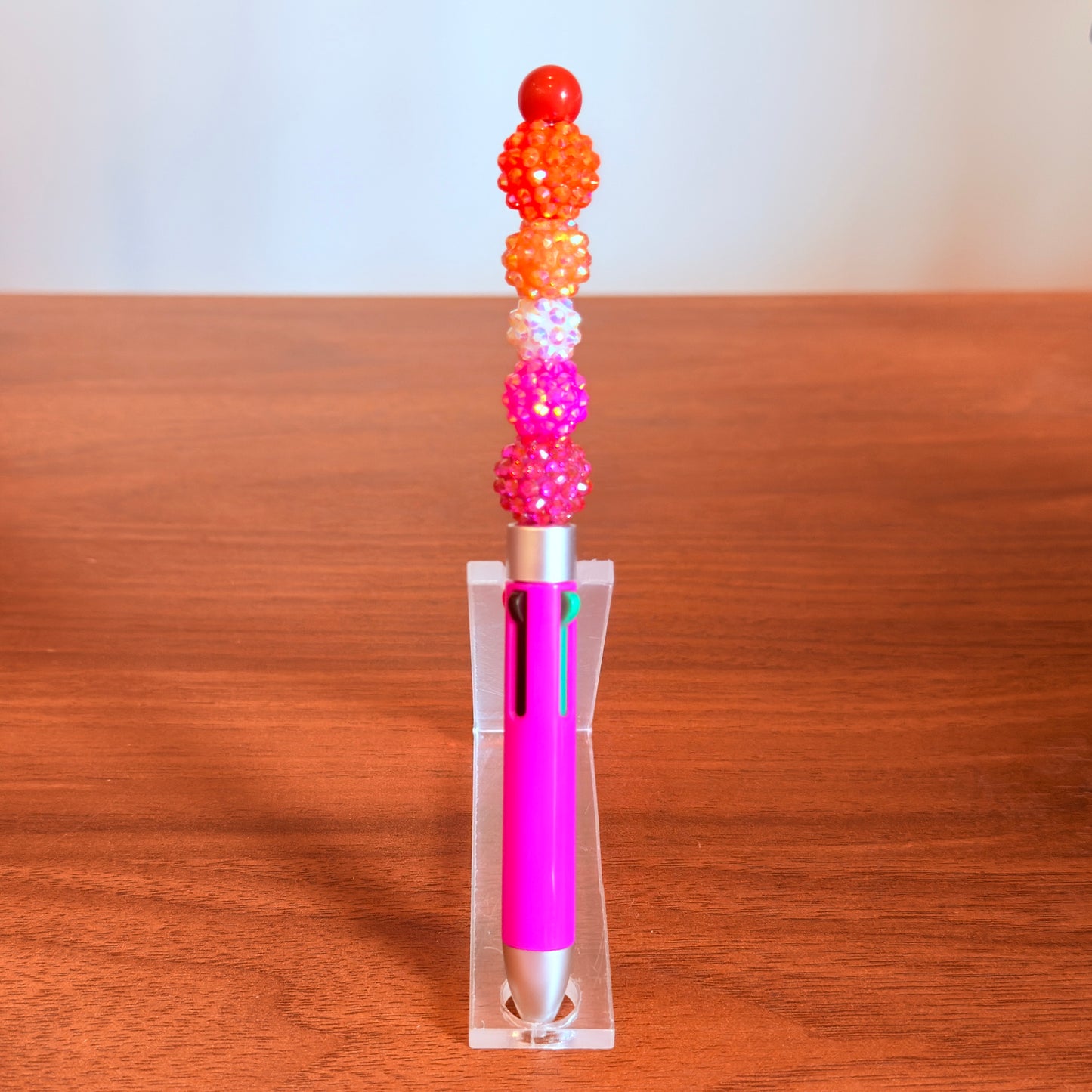 Lesbian Pride Beaded Acrylic Rhinestone 4-in-1 Pen
