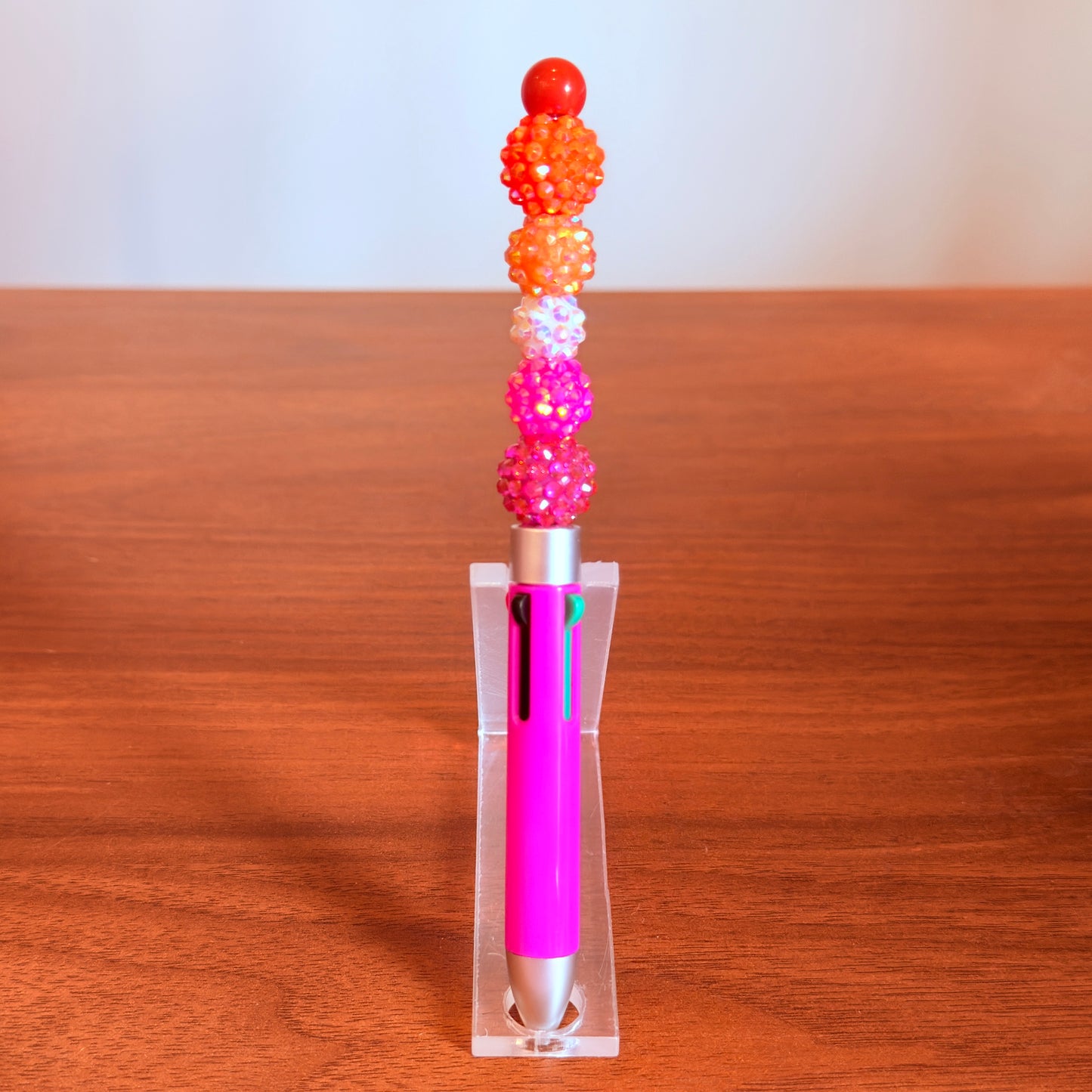 Lesbian Pride Beaded Acrylic Rhinestone 4-in-1 Pen
