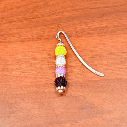 Nonbinary Pride Beaded Bookmark