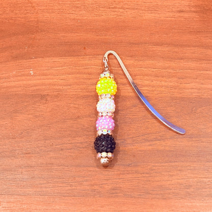Nonbinary Pride Beaded Bookmark