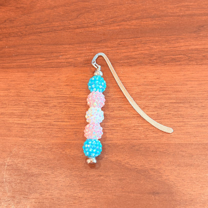 Transgender Pride Rhinestone Beaded Bookmark