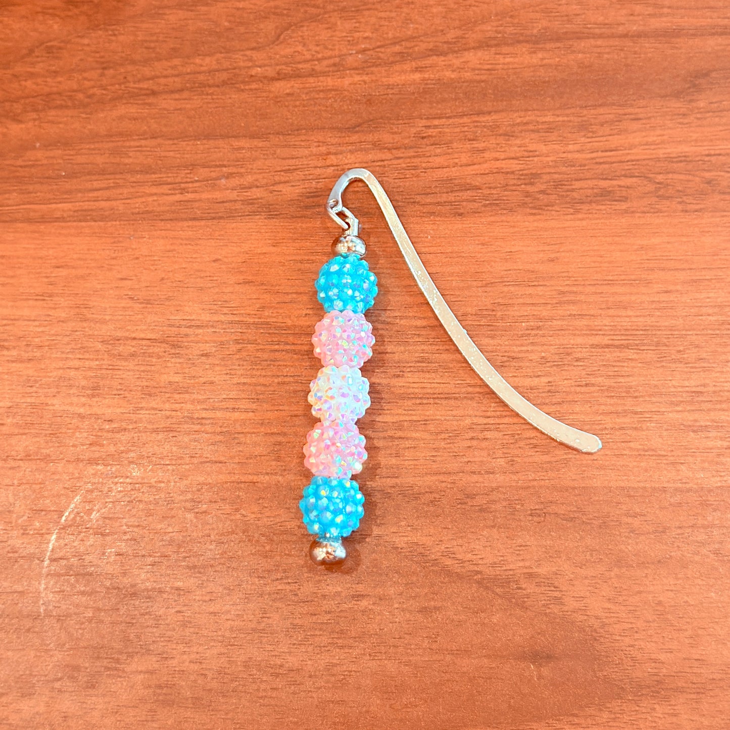Transgender Pride Rhinestone Beaded Bookmark