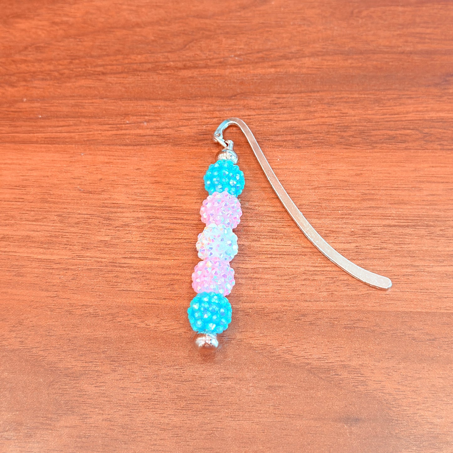 Transgender Pride Rhinestone Beaded Bookmark