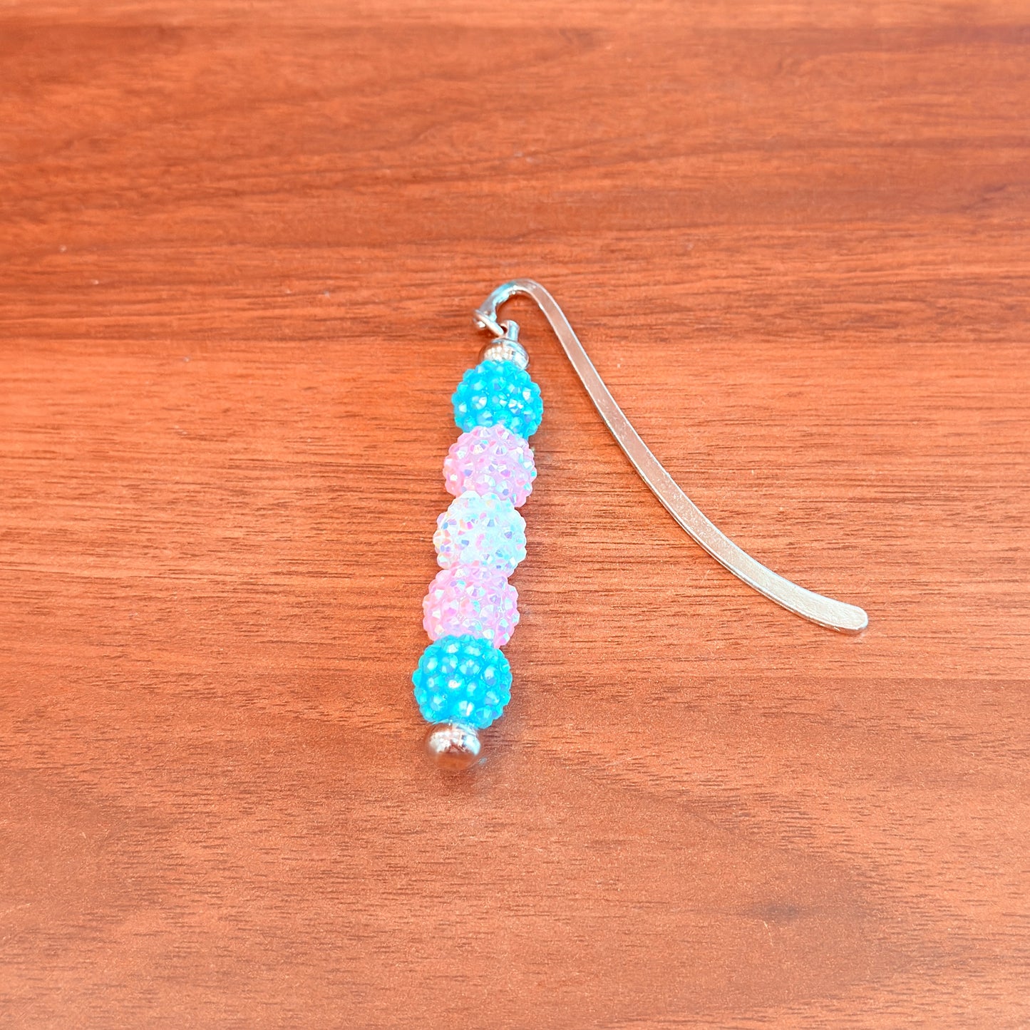 Transgender Pride Rhinestone Beaded Bookmark
