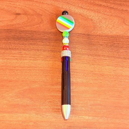 Disability Pride 4-in-1 Beaded Pen