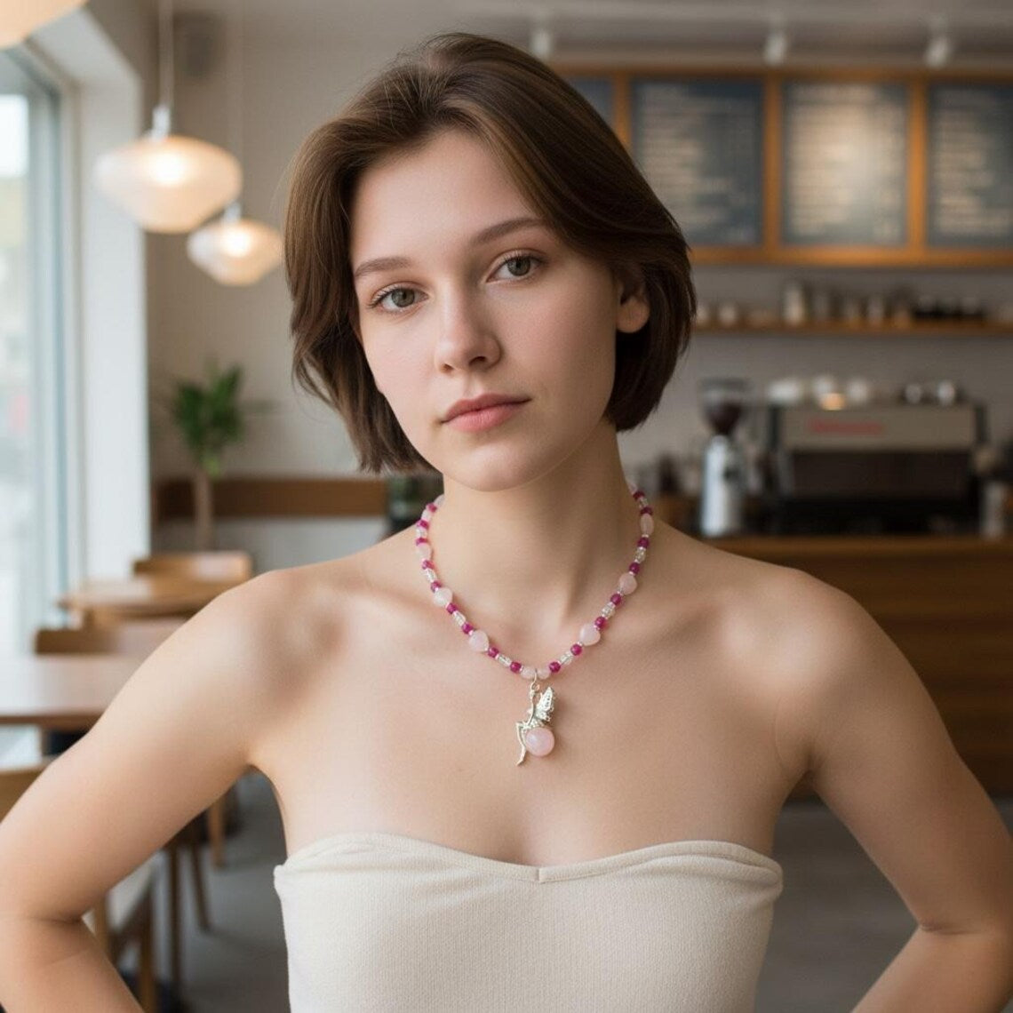 Rose Quartz Necklace