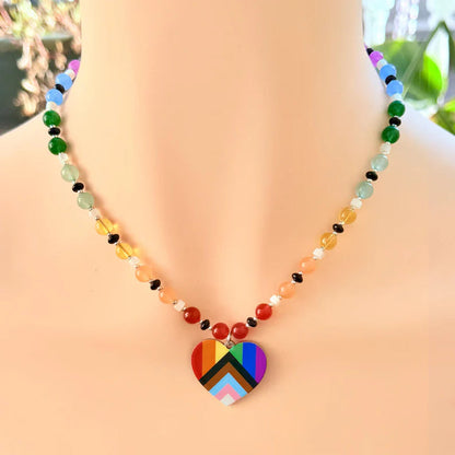 Ally Pendant Gemstone Necklace