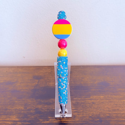 Pansexual Pride Beaded Pen | LGBTQIA Gift