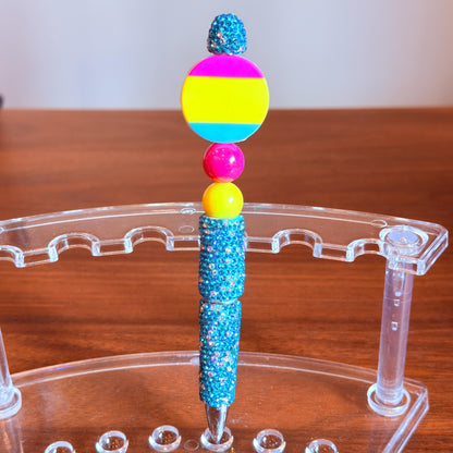 Pansexual Pride Beaded Pen | LGBTQIA Gift