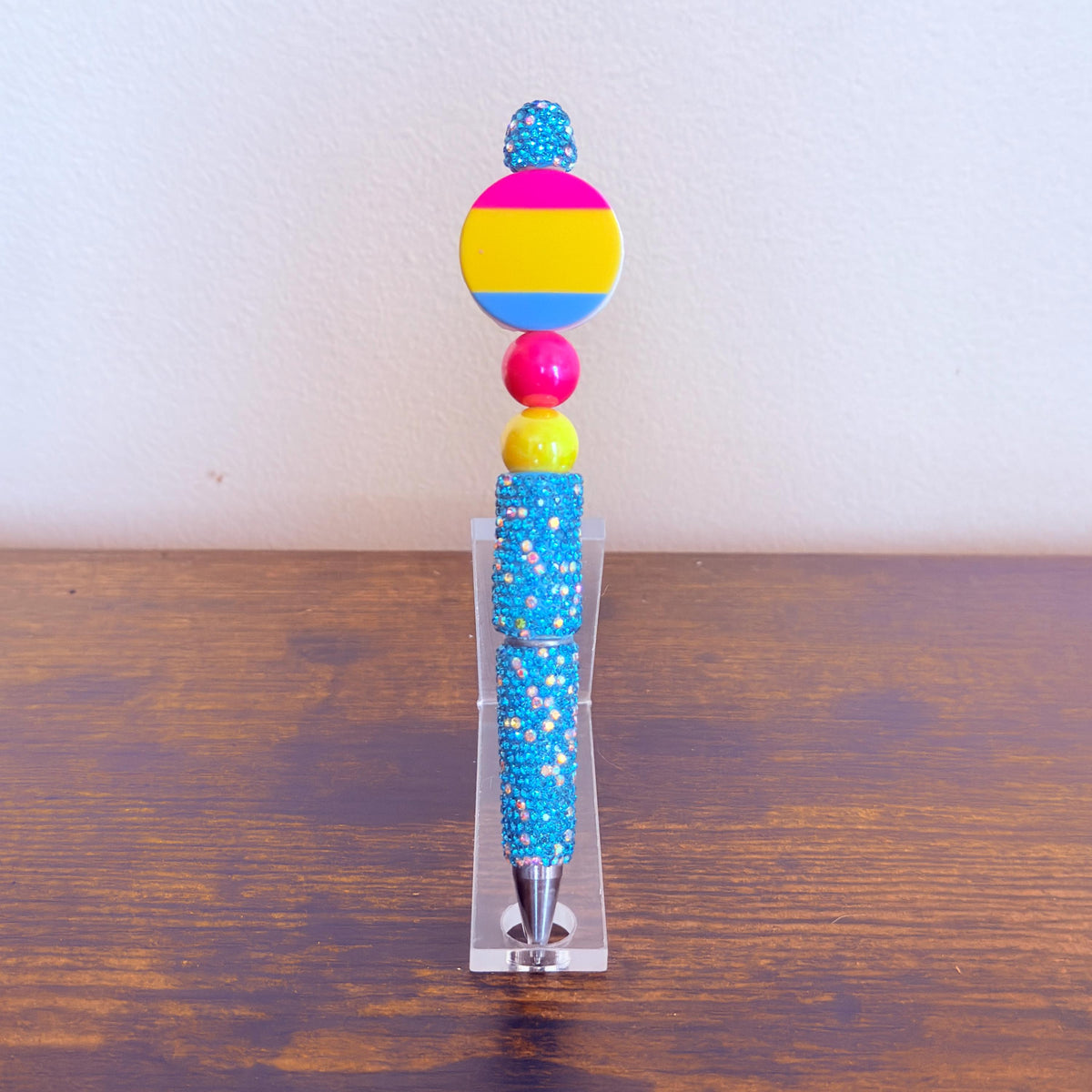 Pansexual Pride Beaded Pen | LGBTQIA Gift