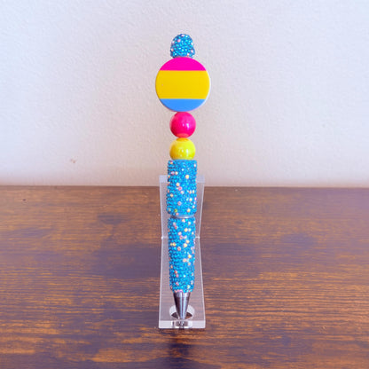 Pansexual Pride Beaded Pen | LGBTQIA Gift