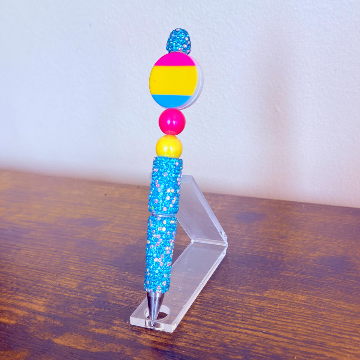 Pansexual Pride Beaded Pen | LGBTQIA Gift