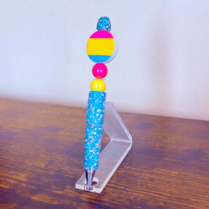 Pansexual Pride Beaded Pen | LGBTQIA Gift