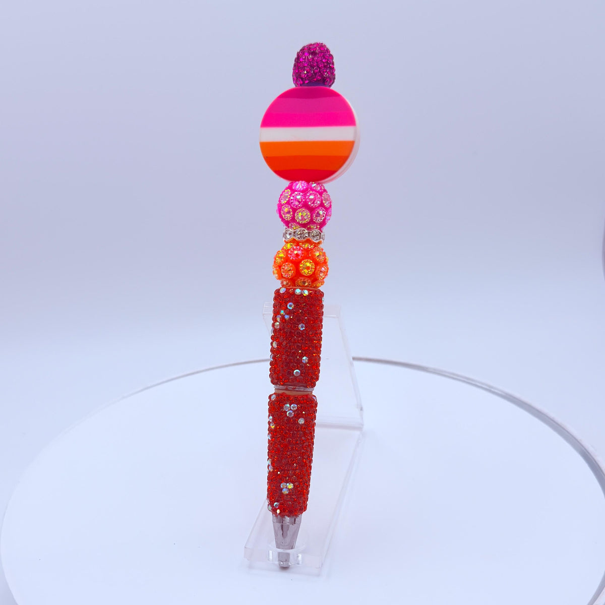 Lesbian Pride Beaded Pen | LGBTQIA Gift