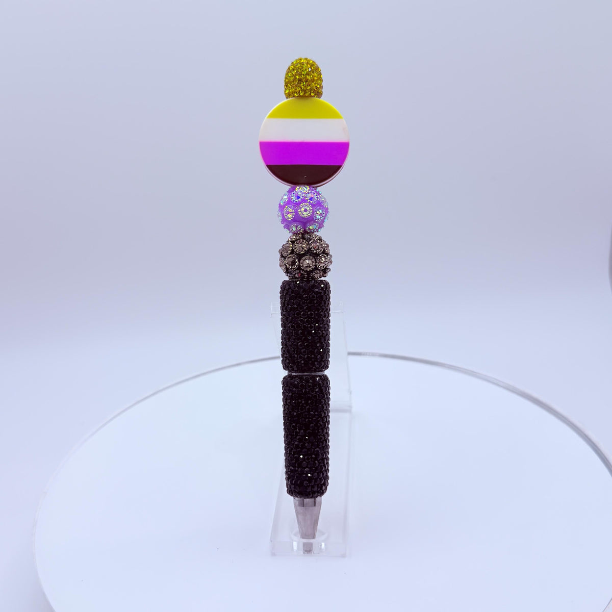Nonbinary Pride Beaded Pen | LGBTQIA Gift