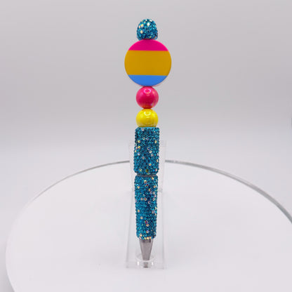 Pansexual Pride Beaded Pen | LGBTQIA Gift