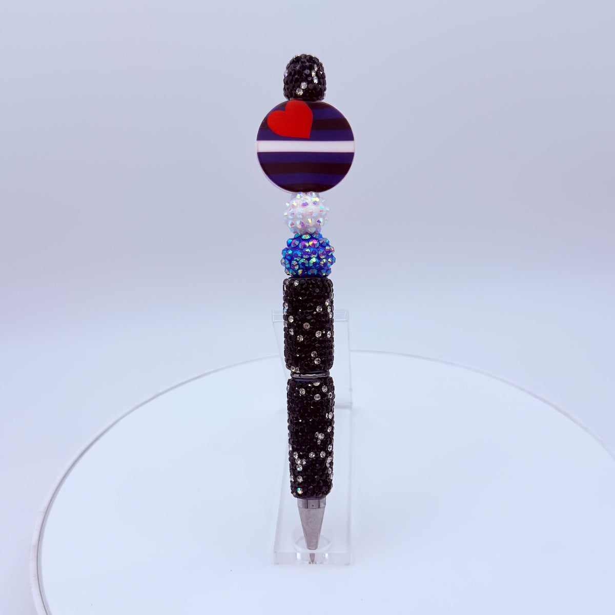 BDSM Pride Beaded Pen | Super Sparkly Retractable Pen