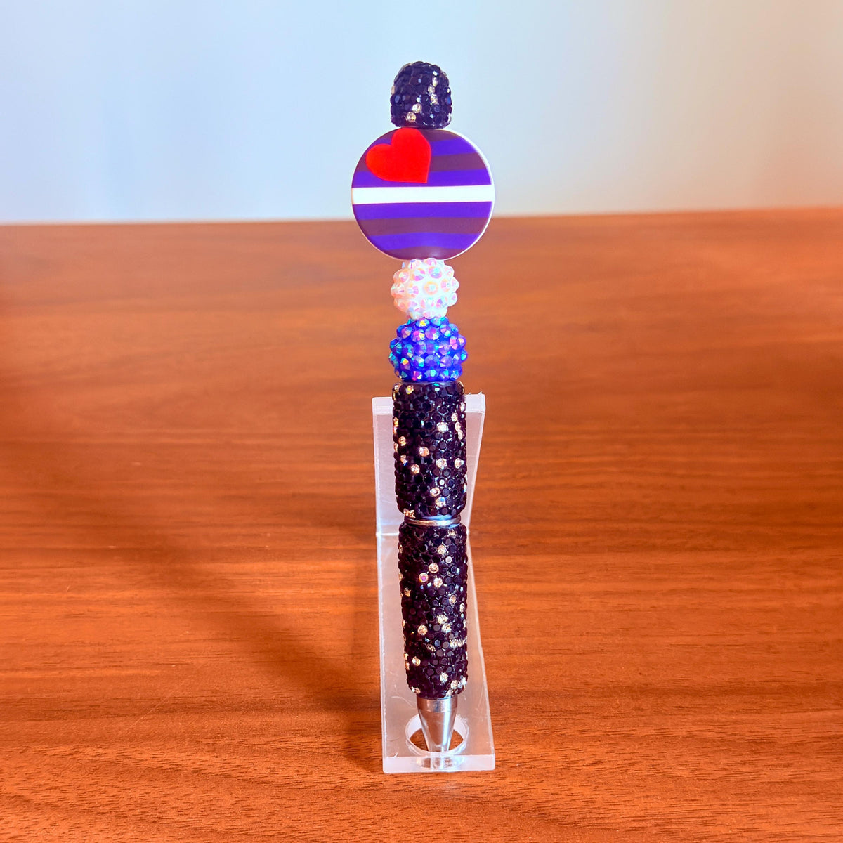 BDSM Pride Beaded Pen | Super Sparkly Retractable Pen