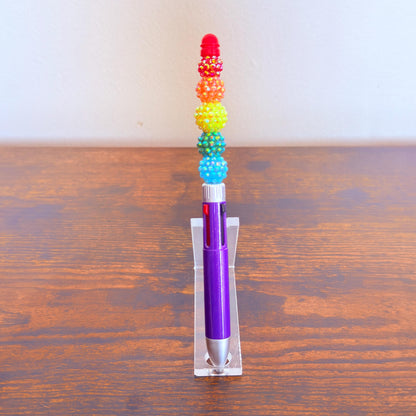 Rainbow Pride 4-in-1 Beaded Pen