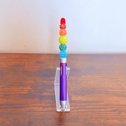 Rainbow Pride 4-in-1 Beaded Pen