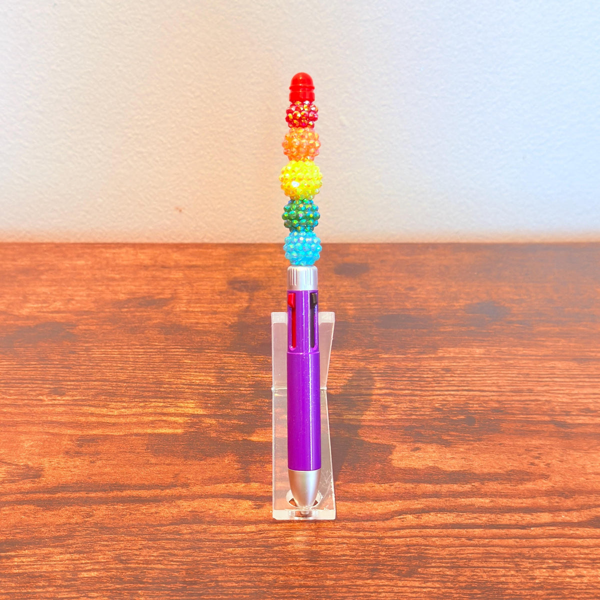 Rainbow Pride 4-in-1 Beaded Pen