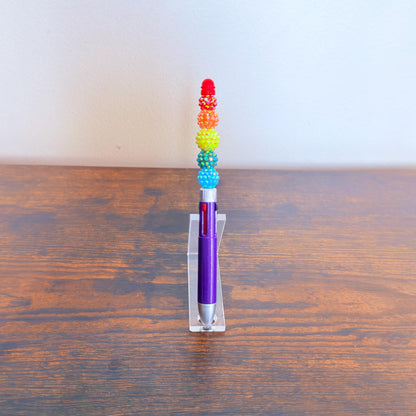 Rainbow Pride 4-in-1 Beaded Pen