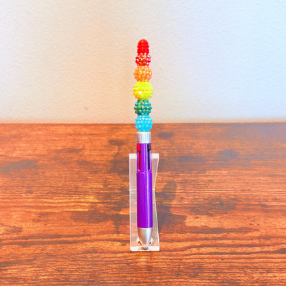 Rainbow Pride 4-in-1 Beaded Pen