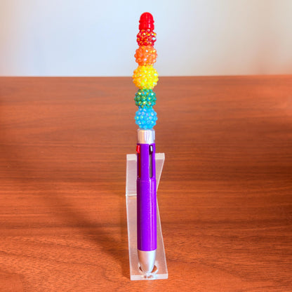 Rainbow Pride 4-in-1 Beaded Pen