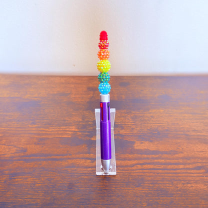 Rainbow Pride 4-in-1 Beaded Pen