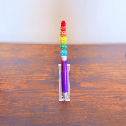 Rainbow Pride 4-in-1 Beaded Pen